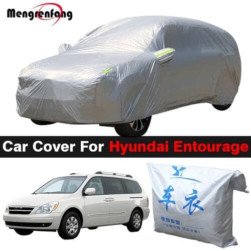 Full Car Cover Outdoor Sun Shade Anti-UV Snow Rain Ice Dust Protection Auto Cover For Hyundai Entourage