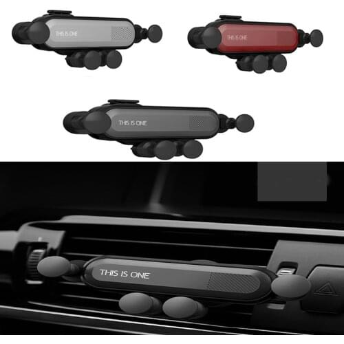 Car GPS Navigation Dashboard Phone Holder For Universal Mobile Phone Clip Fold Phone Holder Stand Bracket Air Outlet Decorate