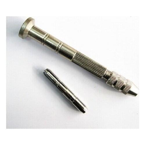 Free Shipping New PIN VISE SWIVEL HEAD 2 CHUCK 4 SIZES HAND DRILL TOOL CAPACITY RANGE 0.5-2.5mm