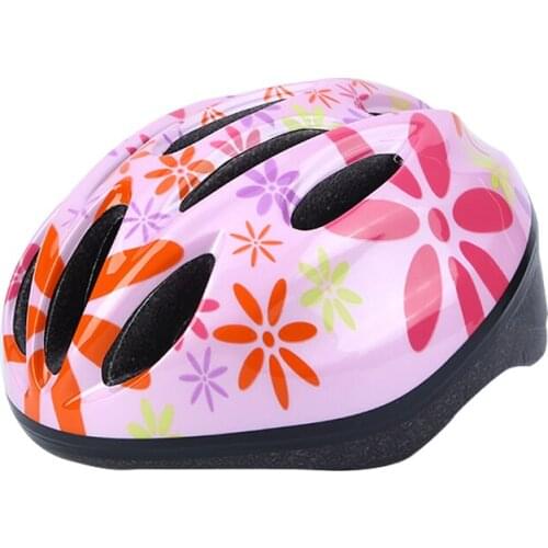 Kid Bicycle Helmets Adjustable Size Durable Kids Bike Helmet with Fun Designs for Boys Girls QW