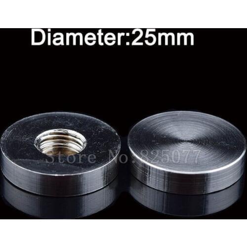 DHL 200PCS Diameter 25mm brushed copper standoff screw cover decorative screws caps acrylic board advertising nails JF1374