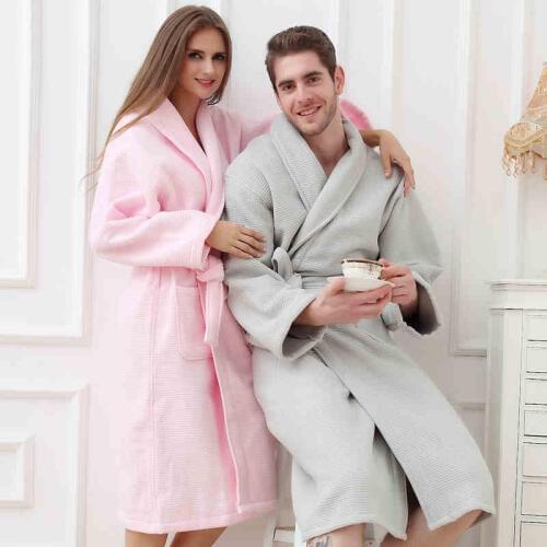 Cotton bathrobe women XL long thick soft warm towel terry robe nightgown ladies nightdress for girls winter spring