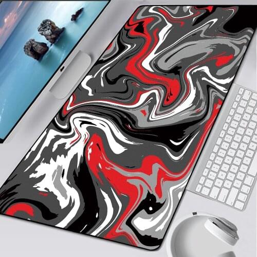 80x30 90x40cm Abstract HD Pattern Gaming Mouse Pad Large Washable Locked Edge Mousepad PC Gamer Computer Desk Keyboard Mat 2mm