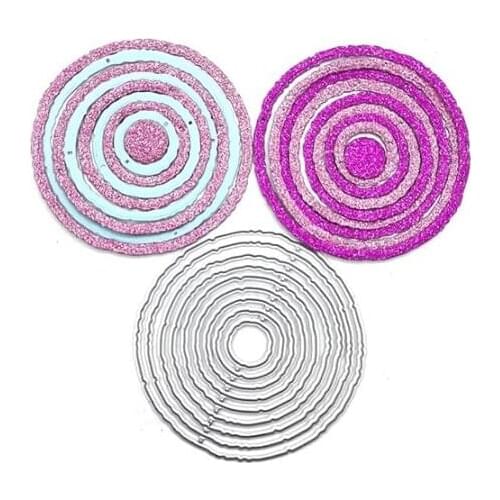 Julyarts Circular Circle New Cutting dies for 2021 Dies Scrapbooking Soldes Papercraft Projects Scrapbook Paper Album Greeting