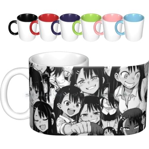 Nagatoro , Ultimate Bully Ceramic Mugs Coffee Cups Milk Tea Mug Ijiranaide Nagatoro San Dont Bully Me Manga Anime Smug Sadism