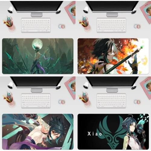 Xiao genshin impact Gaming Mousepad Large Super Size Game Mouse Pad Mause Mat Rubber For Keyboard Computer