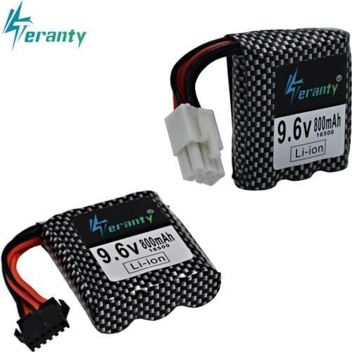 9.6v Li-ion Battery for 9115 9116 S911 S912 RC Car Truck Spare Upgrade 9.6V 800mah 9115 9116 Rechargeable battery for toys Car