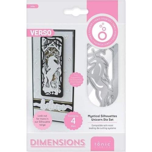 Mystcial silhouette unicorn Metal cutting dies cut die mold card Scrapbook paper craft knife mould blade punch stencils