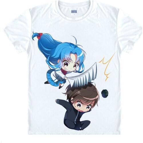 Full Metal Panic T-Shirts Multi-style Short Sleeve Shirts FMP Furumetaru Panikku Kaname Chidori Sousuke Sagara Cosplay Shirt