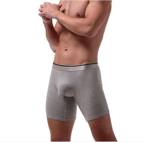 Mens underwear boxer scrotum long leg boxers Elephant man pants canzoncillos hombre heren ondergoed penis pouch bragas hombre