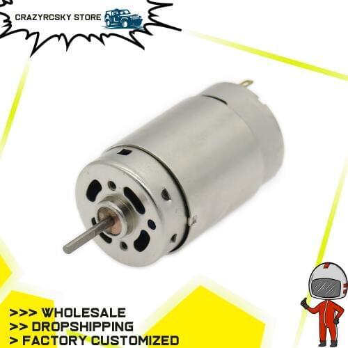 RCAWD 1PC 390 Brushed Motor For Rc Hobby Model Car 1/14 Lc Racing Full Series MR6390 Brushed Monster Truck Big Foot