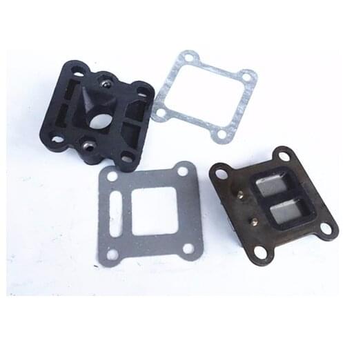 Reed Valve + Inlet Intake Manifold + Gaskets for 47cc 49cc Mini Moto Dirt Pocket Bike ATV Quad Minimoto Go Kart Scooter
