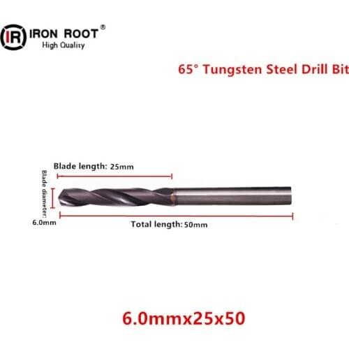 1P 65° 6.0mm/6.5mm/7.0mm/7.5mm/8.0mm/8.5mm CNC Metal lathe Cutting Tool Twist Drill Solid Turning Coated Drill Bit Carbide Dril