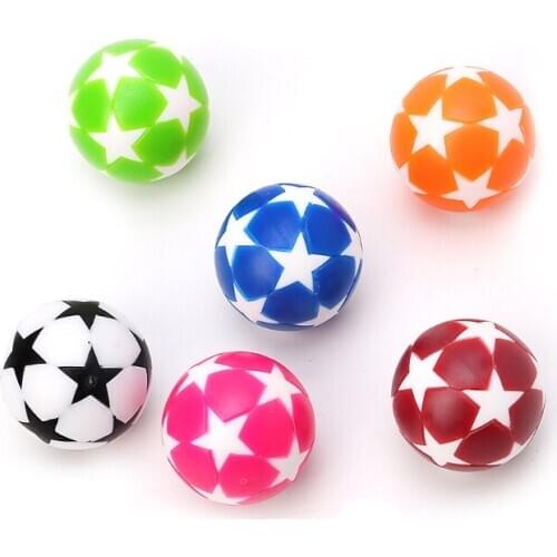 2pcs 32mm Plastic Table Soccer Ball Football Foosball Fussball Machine Parts 62KF