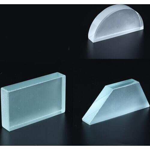 3pcs/lot Optical glass brick Physics Light refraction reflection experiment teaching aid