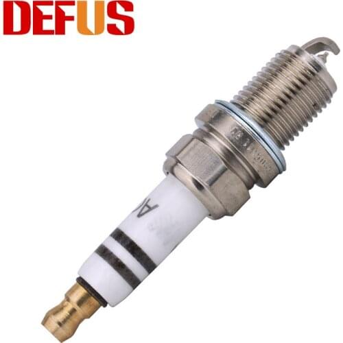 4pcs NEW Spark Plugs 06E 905 611 0241240643 For Volkswagen A6L 2.4 2.5 2.8 3.0 A7 C7 Replacement Power Plug Iridium 06E905611