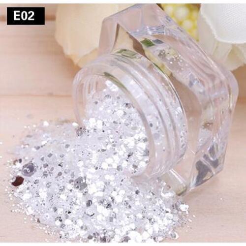 5g/Box HOLOGRAPHIC NEON IRIDESCENT GLITTER POTS FINE HIGH QUALITY NAIL BODY ART CRAFT, GREZE04yrtU2444