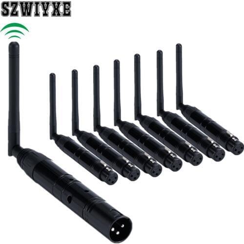 Black DMX512 DMX Dfi DJ 2.4G 3 Pin Wireless Transmitter& Receiver Short Version for Stage Lighting Wireless Par Light Control
