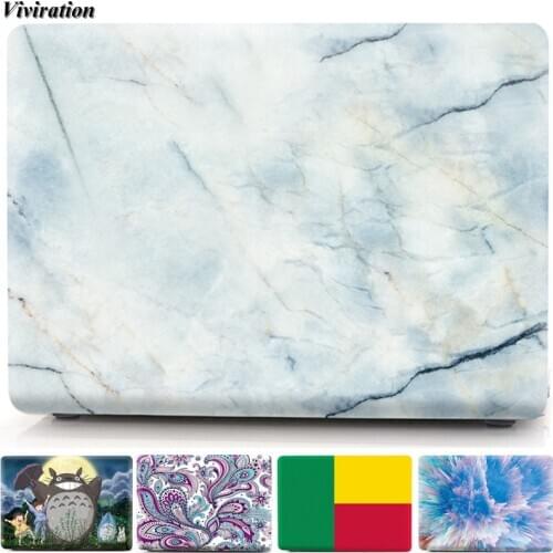 For Huawei MateBook D14,MateBook D15,MagicBook 15/14 For Macbook Retina 13 12, Retina 15 A1398 Marble Pattern Replace Shell Case