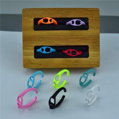 Paint 8-shaped adjustable ring 2021ines new fashion color spray paint opening ring girl jewelry gift jewelry