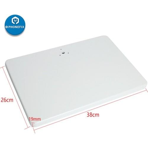 Black/White Metal Stereo Microscope Base Worktable Base Plate Pedestal Workbench For Trinocular Binocular Microscope Accessories