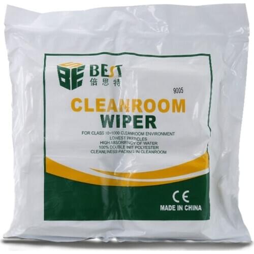 Soft Cleanroom Wiper 9*9cm 100Pcs/Bag ESD Dust Free Cloth Dust Remover Mobile Phone LCD Screen Glasses Camera Cleaning Tools Set