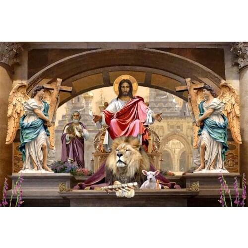New 5D Diamond Embroidery Religion Jesus Full Square DIY Diamond Painting Mosaic Needlework Cross Stitch Crafts Kits Accessories