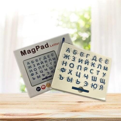 New Montessori Vroege Educatief Kid Speelgoed Magnetische Tekentafel Russische Brief Tekening Set Kinderen Voor Boven 3 Jaar Oud
