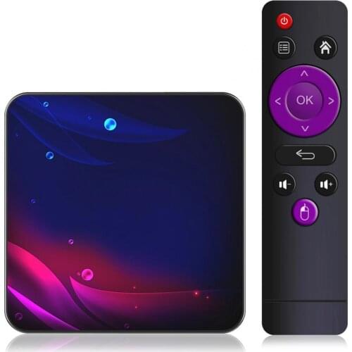 Smart TV BOX Android box 11.0 h96 max V11 rk3318 4K Dual Wifi Media player Play Store Fast Android tv Set top BOX h96max vs iptv
