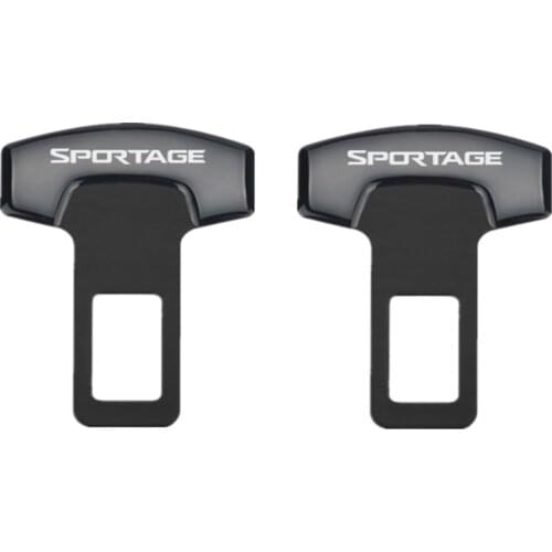 For KIA Sportage 2016 2017 2018 Accessories Safety Belt Buckles Real Trucks Car Safty Belt Alarm Canceler Stopper 2pcs