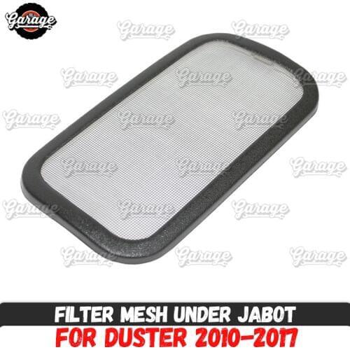 Filter mesh for Renault Duster 2010-2017 jabot ABS plastic accessories guard function cover protective pad car styling tuning