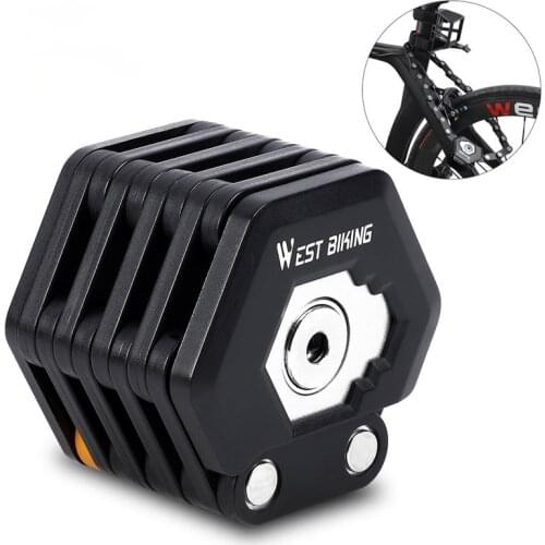 Foldable Bike Lock MTB Road Bicycle Hamburg Lock High Security Anti-Theft Scooter Electric E-Bike Cycling Chain Lock