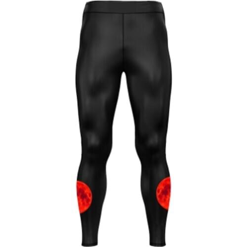 Custom design red full moon wolf MMA BJJ Sports Pants
