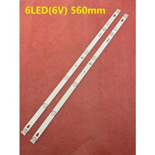 2 PCS 6LED LED Backlight Strip for 32HB5426 TCL 32D100 L32S4900s 32S301 L32P1A 4C-LB3206-HR03J HR01J TOT_32D2900 32HR330M06A5 V5