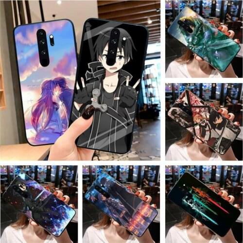 Sword Art Online kirito Alice Phone Case for Redmi 9A 8A 7 6 6A Note 9 8 8T Pro Max Redmi 9 K20 K30 Pro