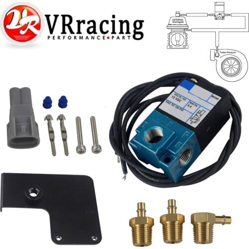 VR - EBC 3 Port Electronic Turbo Boost Control Solenoid Valve For 08-18 Subaru STI Nickel Plug VR-ECU01
