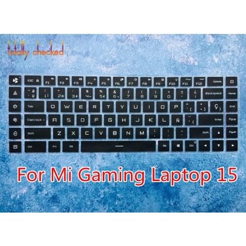 Spanish alphabet For Xiaomi Mi Notebook Air 12 13 15 12.5 13.5 15.6 Pro Gaming Yoth Version Laptop Keyboard Protector cover