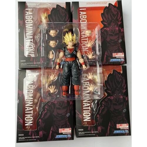 In stock Demoniacal Fit SHF Abomination Wukong Goku PVC Action Figure Figurals Brinquedos Toy Model