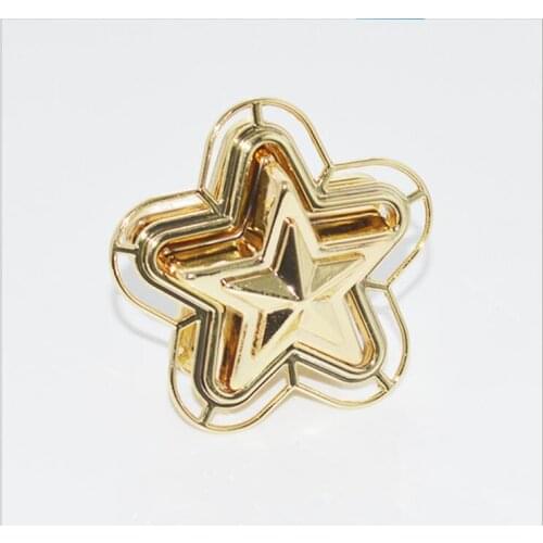 10pcs/1lot) luggage hardware accessories bag five-pointed star rotating twist lock