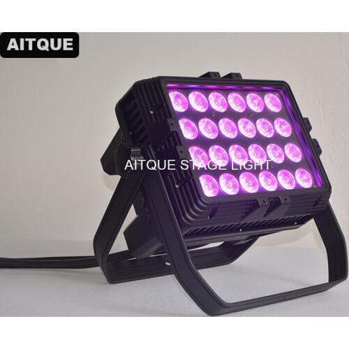 2pcs Dj stage lighting led city color rgbw 4in1 24x8w rgbw 4in1 led wall washer floor light