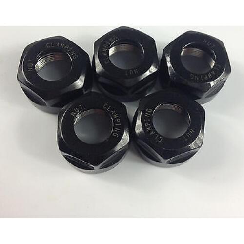5pcs New ER16-A Collet Clamping Nut for CNC Milling Collet Chuck Holder Lathe