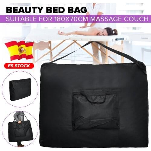 94x73x18cm Folding Carrying Bag for Massage Bed Sturdy Oxford Cloth Waterproof Storage Shoulder Backpack for 180x70cm Beauty Bed