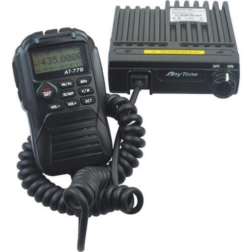 Anytone AT-778 UHF 400-480MHz 512CH 25Watt mini FM Mobile radio amateur analog mobile transceiver