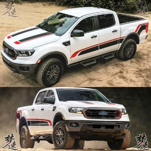 Car stickers FOR Ford Ranger exterior decoration fashion sports decals Ranger personalized custom off-road stickers