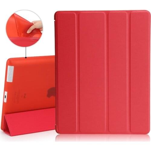 Case For Apple iPad 2 3 4 PU Leather Cover Ultra Slim Smart Silicone Soft Back Folio Stand Auto Sleep Wake Up Cover for iPad 4 3