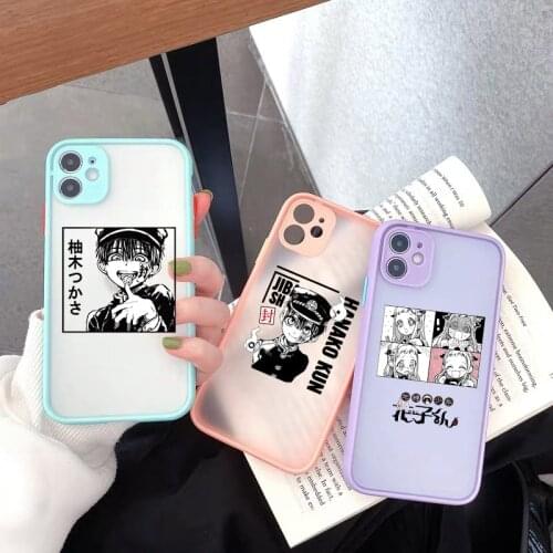 ZUIDID Toilet Bound Hanako Kun Phone Case For iPhone XR 7 8 Plus 11 Pro Max12 Mini XS X SE20 Japan Anime Clear Cover Hard Shell