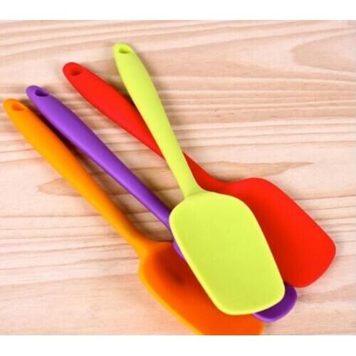 Eco Friendly Cake Scraper For Heat Resisting Home Kitchen Practical Baking Tools Non Stick Silicone Spatula Non Toxic