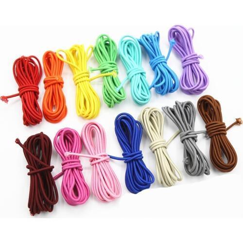 1 Meters 24 color Strong Elastic Rope Bungee Shock Cord Stretch String for DIY Jewelry Making Outdoor Project Tent Kayak Boat
