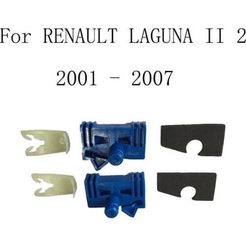 FOR RENAULT LAGUNA II 2 2001-2007 Power Electric Car Window Regulator Window Lifter Repair Kit Set Plastic Clip Parts Left Right