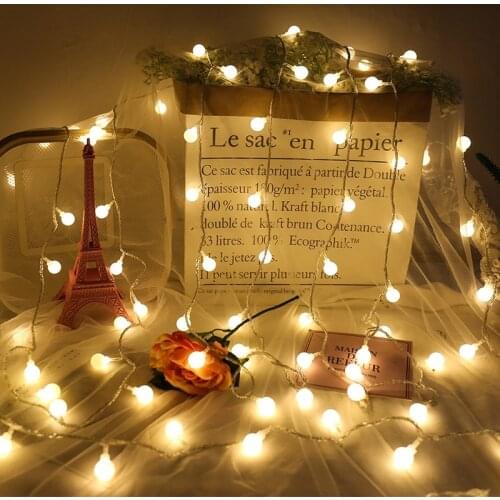 String Lights For Bedroom Wall Decor Wedding Party Festival Decorative LED String Lights Waterproof Safe Energy Saving Bulbs